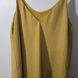 Mustard Tank Top