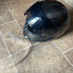 Carbon fiber, motorcycle helmet, full face, Bluetooth