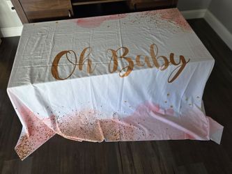 Oh baby backdrop