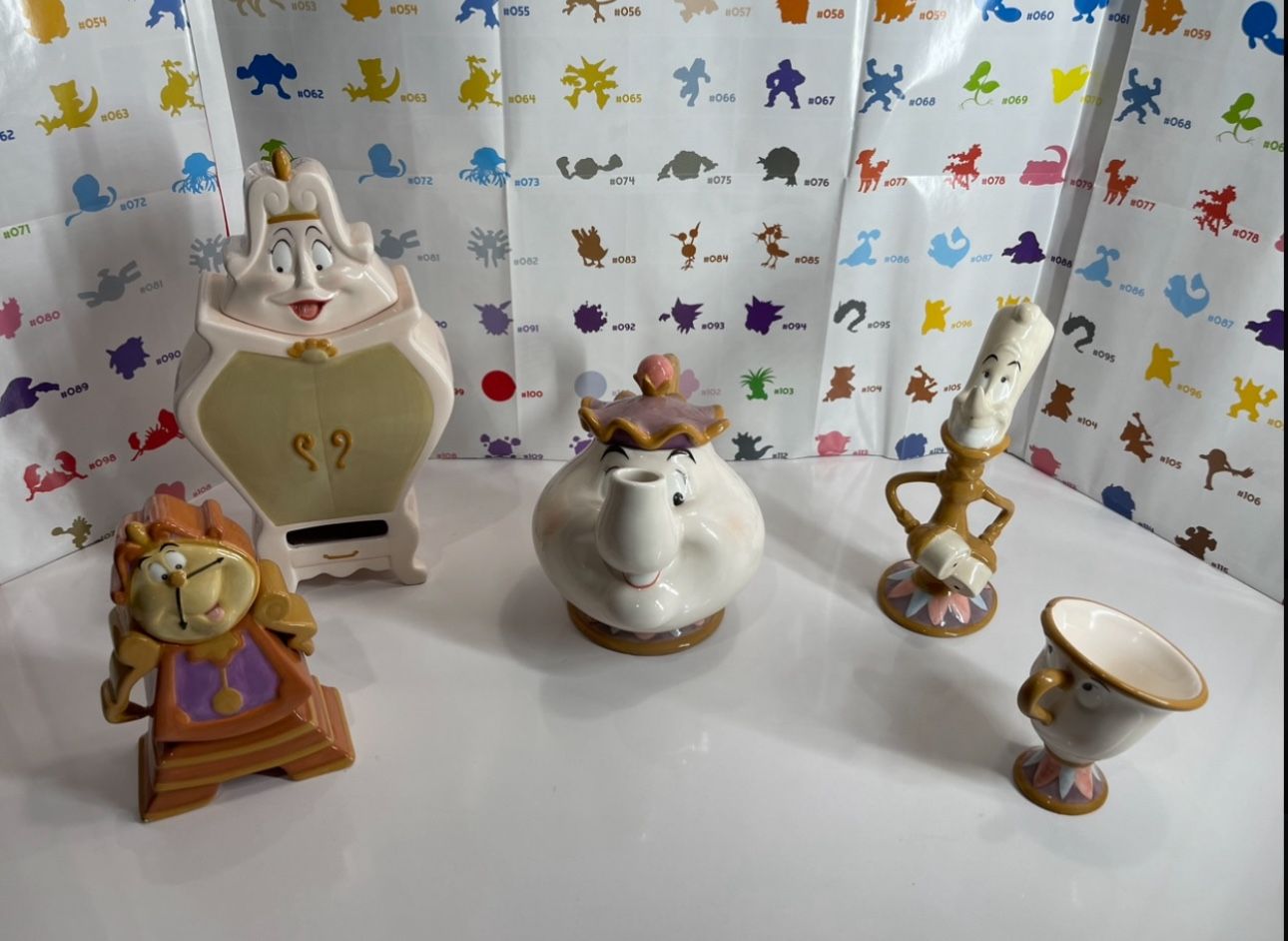 Disney Beauty and the Beast 10th Anniversary Limited Edition Tea Set - Rare Find!