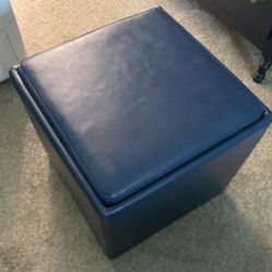 Cube! (blue Ottoman) 