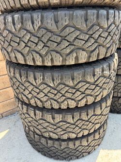 285/75r18 Goodyear tires en excelentes conditiones de Vida las 4
