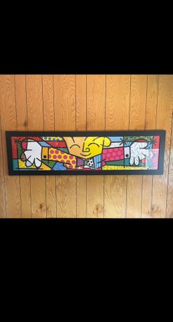 Romero Britto 1993 Framed Pop Art Print