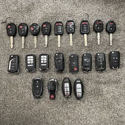 Car keys for ford dodge Chevy gmc jeep ram