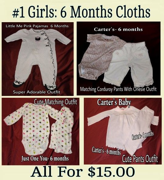 6 MONTH OLD BABY GIRL CUTE CLOTHES
