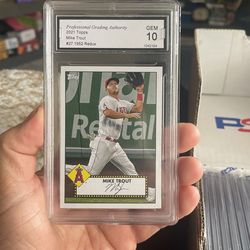 2021 Topps Mike Trout 1952 