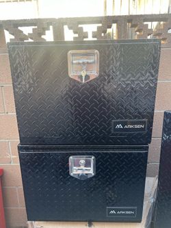 (2) Arksen Underbody Toolbox 24” Black 
