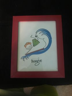 10.5x8.5 inch boogie picture frame