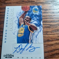 GS Warriors Draymond Green 2012-13 Panini Contenders Autographed Rookie Card