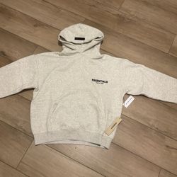 Light Oat Meal Essentials Hoodie