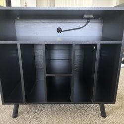 Record Player Stand/Electronics stand W/ Shelving