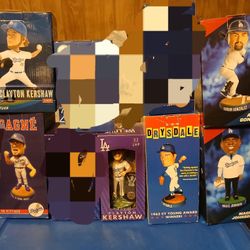 Six Dodger Bobbleheads $25 Each