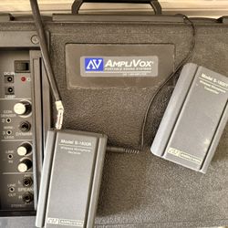 AmpliVox Sound Systems S222 Audio Portable Buddy Professional PA System w/Pro Wired Mic & 15-ft. Cable by AMPLIVOX PORTABLE SOUND SYS.
