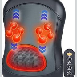 Shiatsu Back Massager with Heat : Up & Down Rolling Massage