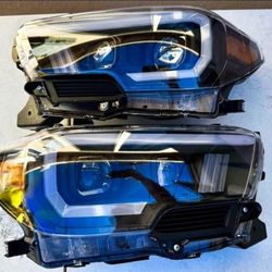 16-23 Toyota Tacoma LED DRL Projector Headlights Luces Focos Micas Faros Faroles