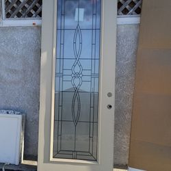 36x96 Exterior Door Fiberglass Left Hand,No Frame ,Just The Door