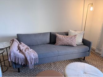 Modern gray sofa