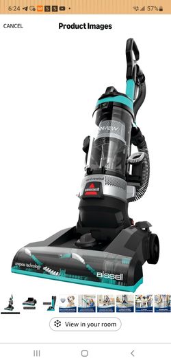 Brand New Bissell Multi-Cyclonic Upright Vacuum Cleaner – Black/Teal