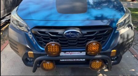 Rally Innovations bar and lights 2022-2023 Subaru Outback Wilderness Rally Light Bar