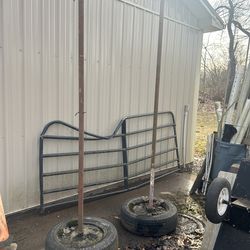 Volleyball poles & net