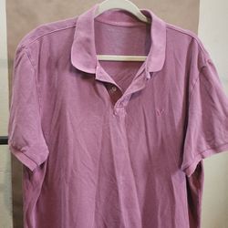 American Eagle Super Soft Standard Fit Polo Shirt Size Extra Large Excellent Condition