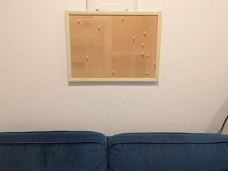 Framed corkboard 17x23