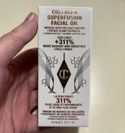 NEW CHARLOTTE TILBURY COLLAGEN SUPERFUSION FIRMING & PLUMPING FACIAL OIL FULL SIZE $35!!