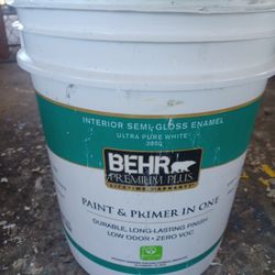 5 Gallons Interior Semigloss Green Paint 