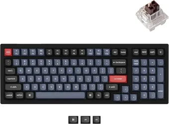 Keychron K4 Pro Custom Wireless Mechanical Keyboard, 100 Keys Hot-swappable QMK/VIA Programmable Macro with K Pro Brown Switch RGB Backlit Compatible