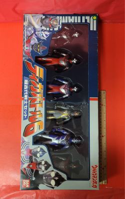 ULTRAMAN TIGA Box Set of 6 Cast Figures from FINAL ODYSSEY 2000 Movie