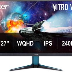 Acer Nitro VG272U 27” 2k 240HZ IPS gaming monitor