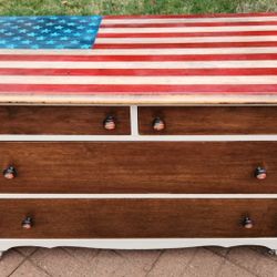 Unique Flag Dresser