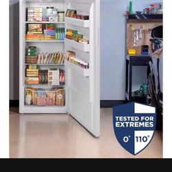 Garage Ready 21.3 cu. Ft. Frost Free Defrost Upright Freezer in White