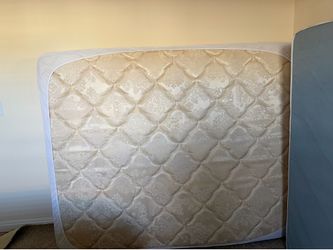 Mattress, boxspring, and  bed frame