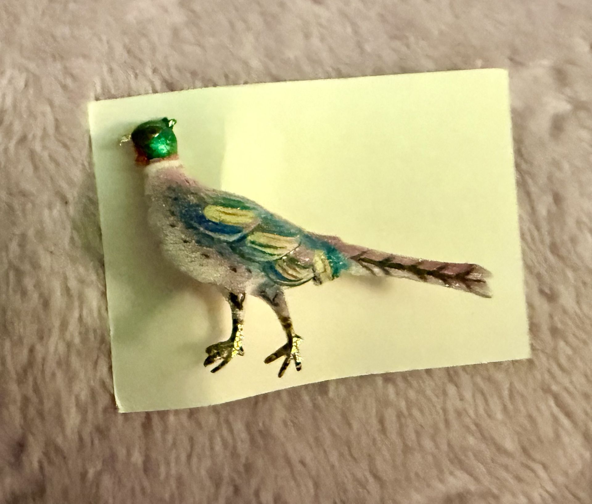 Vintage Scatter Pin - Pheasant Bird B. - New Out Of Box
