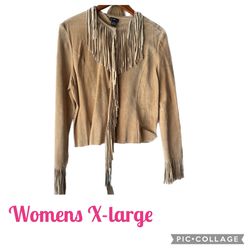 Women’s Extra Large, Leather Top