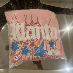 pink Atlanta sp5der hoodie 