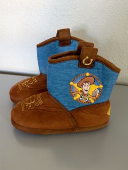 Toy Story Woody Toddler Cowboy Boot Slippers