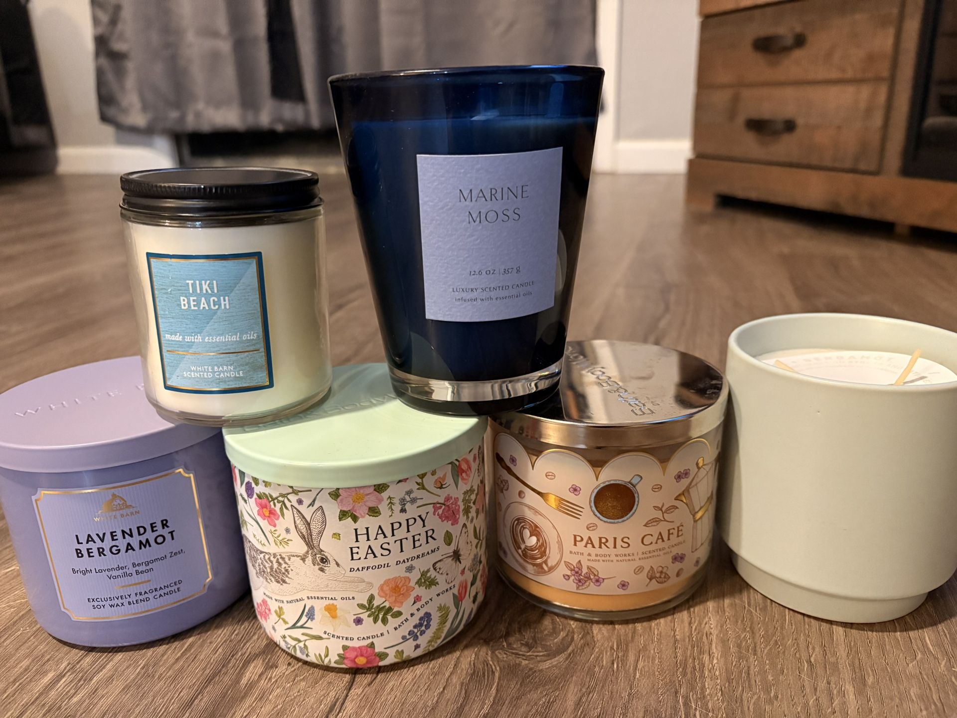 6 New Bath & Body Works candles