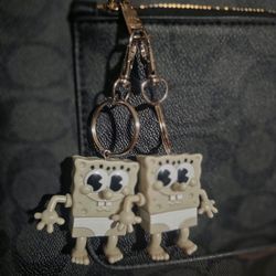 SpongeBob SquarePants "Old Timey" Keychain/Purse Charm (Price Is For 2)