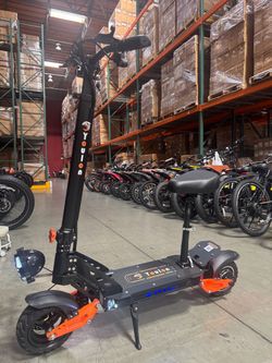 Electric scooter with seat