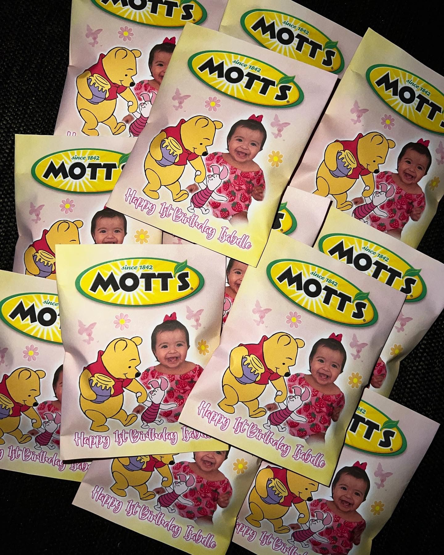 Winnie The Pooh Fruit snacks Party Favors