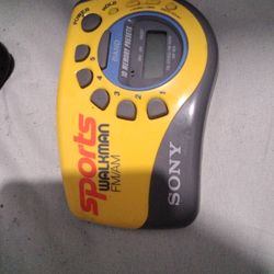Rare AM FM Sports Sony Walkman