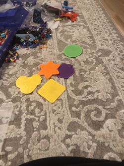 Perler fuse beads pegboards