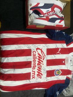 Chivas de Guadalajara Signed Puma Jersey and chivas pumas shoes