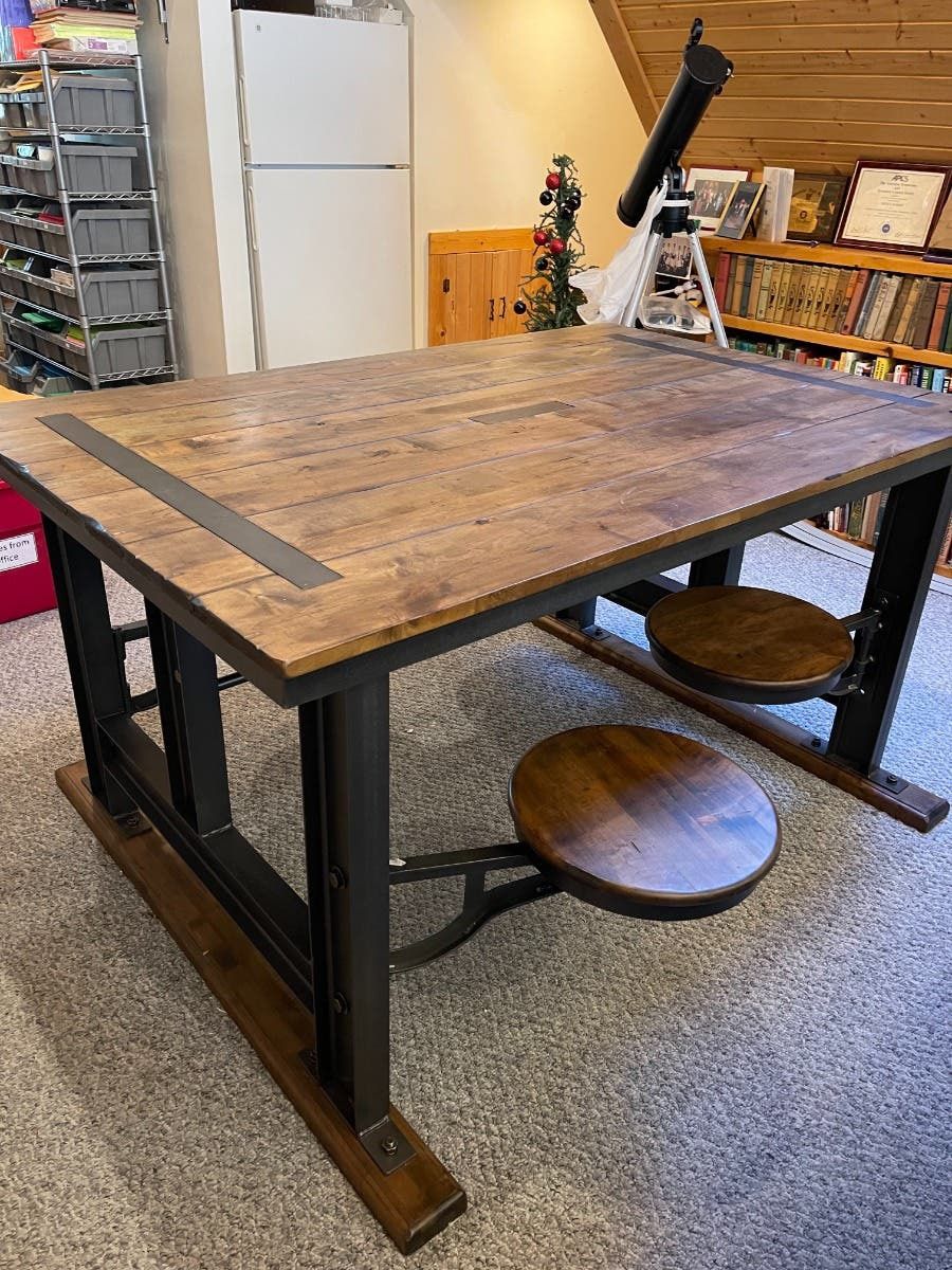Industrial Style Table W/ Stools