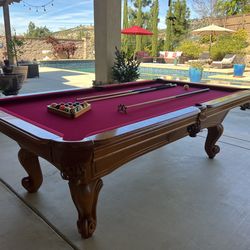 Pool table 8ft with ping pong table top