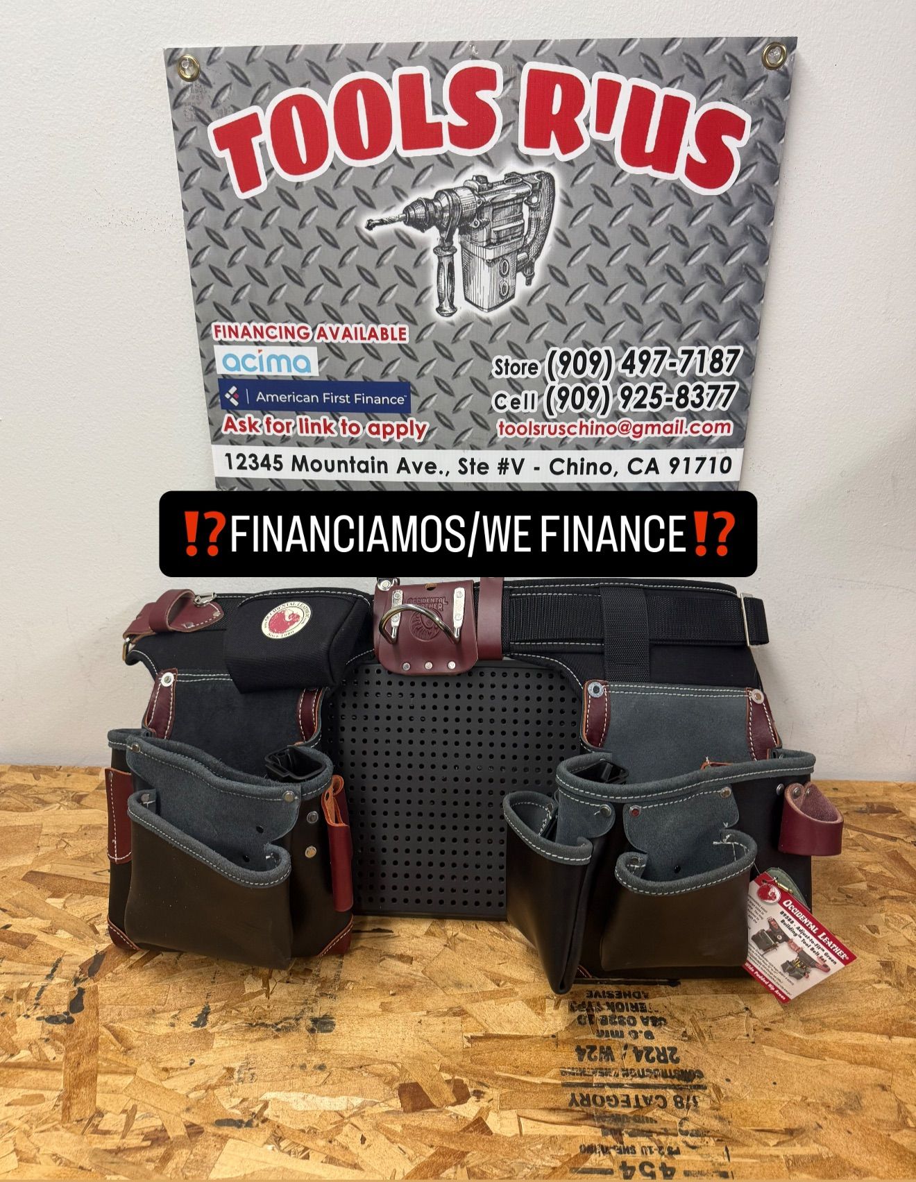 B9588 OCCIDENTAL LEATHER Adjust To Fit Green Building Set**(FINANCIAMOS/WE FINANCE)**