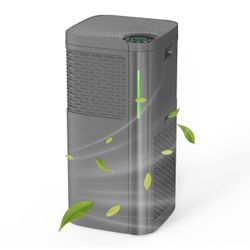 4300 sq. ft. HEPA-True Room Air Purifier in Black, 99.98% Cleaner, 445CFM for Large Room, Ozone Free, with Sleep Mode