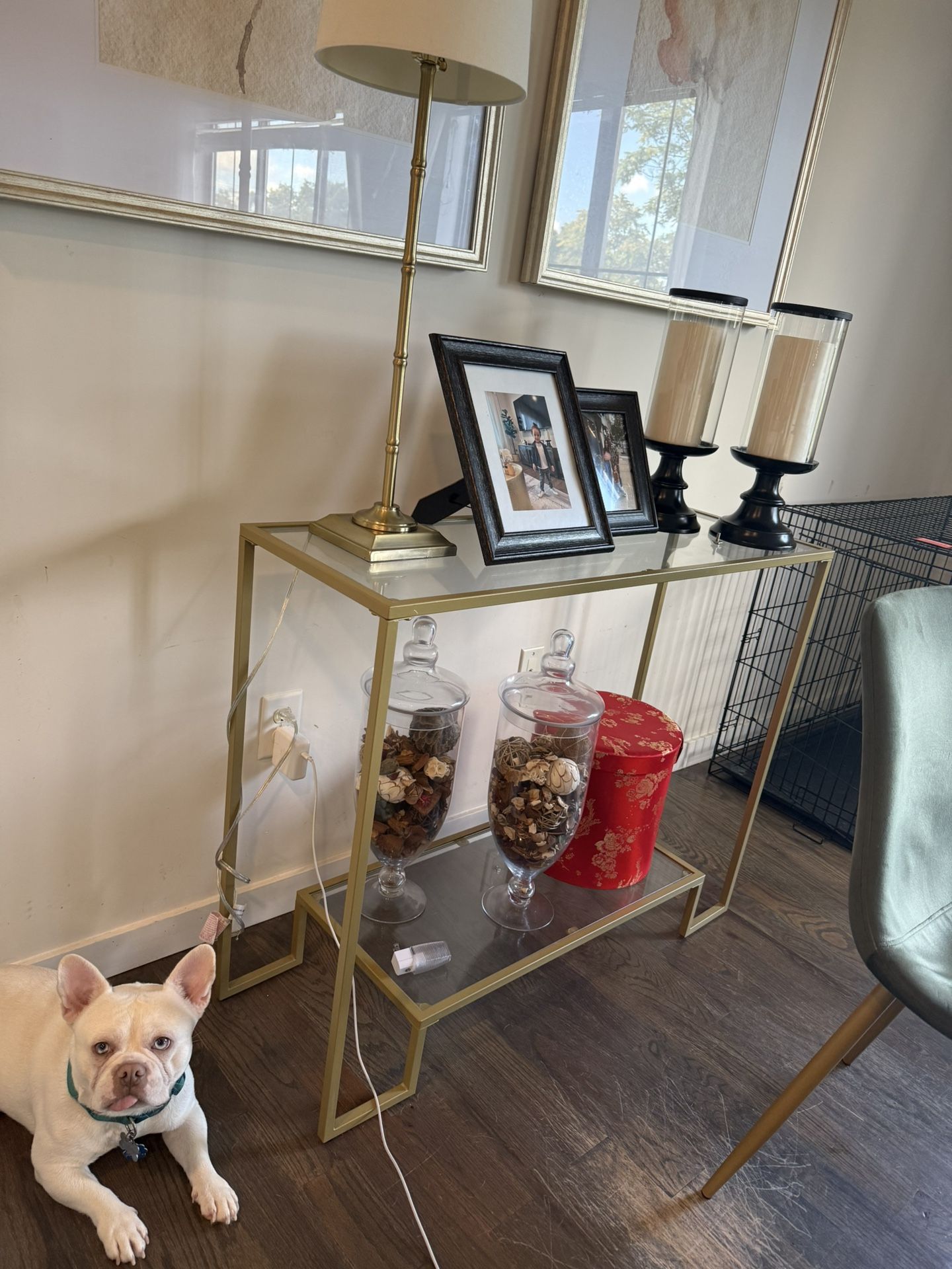 Console Table Gold